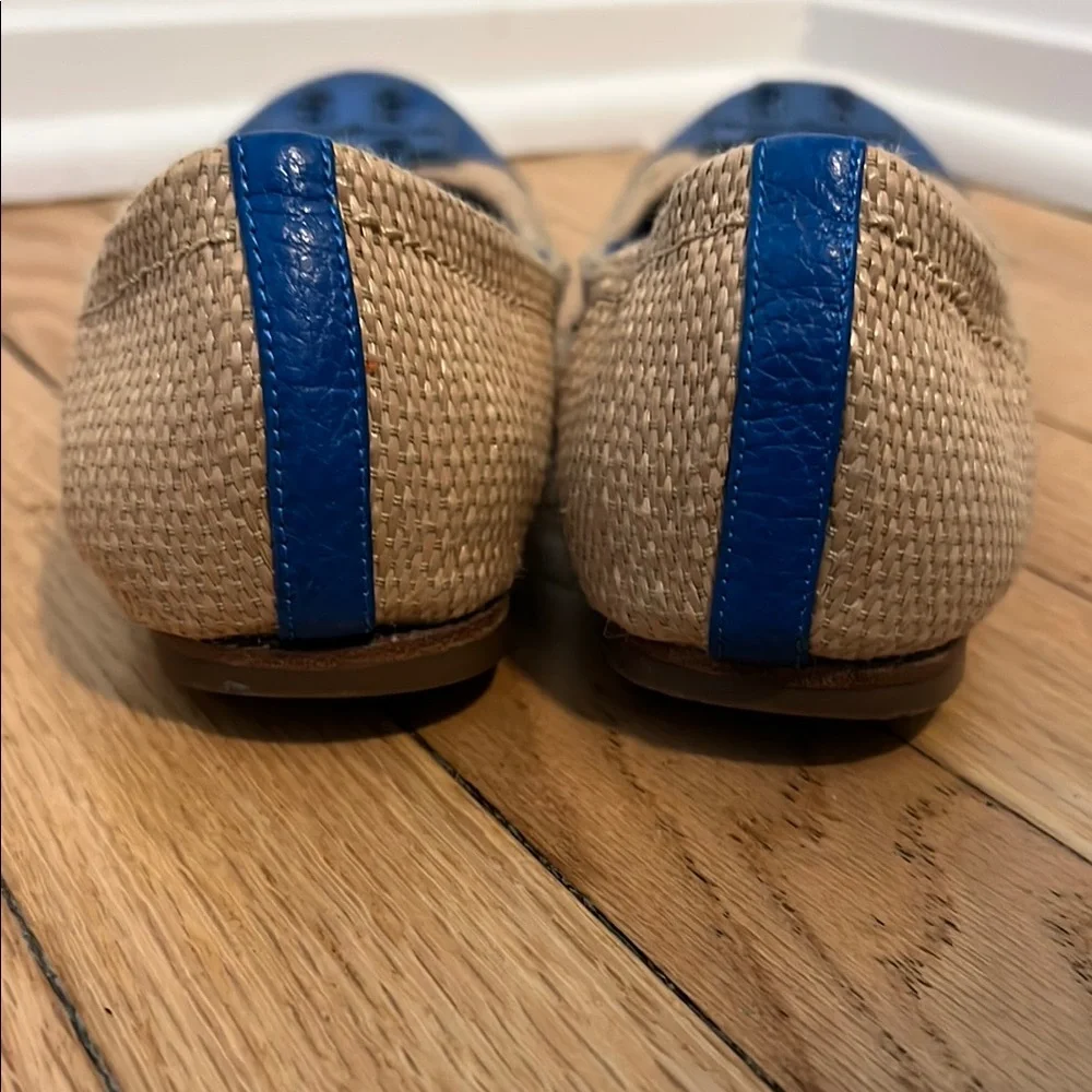 Tory Burch Blue and Beige Women's Flats - Picture 3 of 5